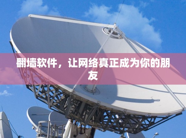 翻墙软件，让网络真正成为你的朋友