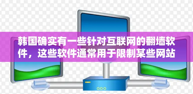 韩国确实有一些针对互联网的翻墙软件，这些软件通常用于限制某些网站的访问，但具体情况涉及法律、政策和软件本身的规则。以下是一些韩国可能存在的翻墙软件及其特点
