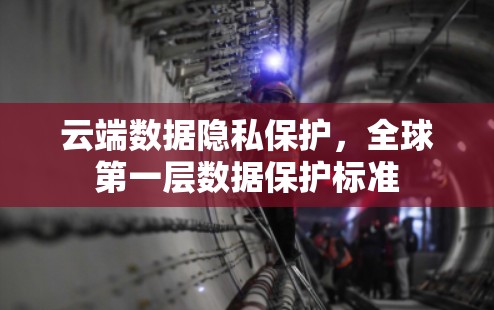 云端数据隐私保护，全球第一层数据保护标准