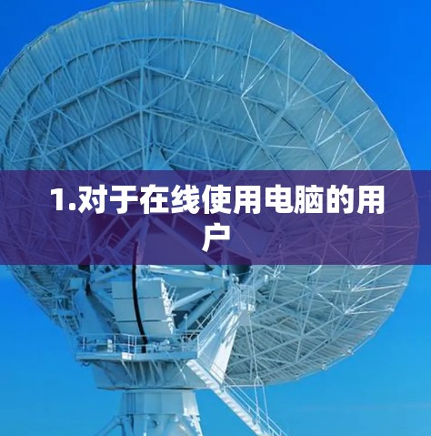 1.对于在线使用电脑的用户