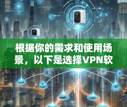 根据你的需求和使用场景,以下是选择VPN软件的建议 根据你的需求和使用场景,以下是选择VPN软件的建议