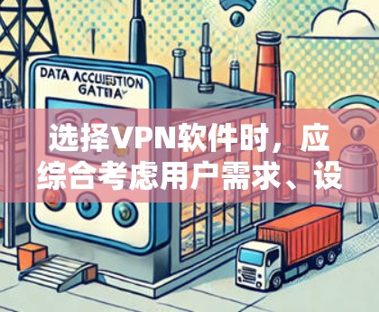 选择VPN软件时，应综合考虑用户需求、设备支持、功能全面性、安全性和价格等因素。以下是根据这些因素整理的 VPN 软件推荐