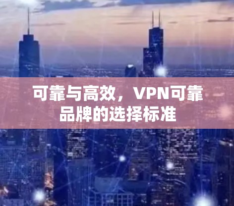 可靠与高效，VPN可靠品牌的选择标准