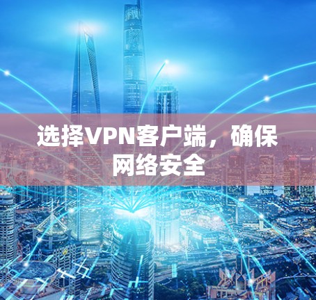 选择VPN客户端，确保网络安全