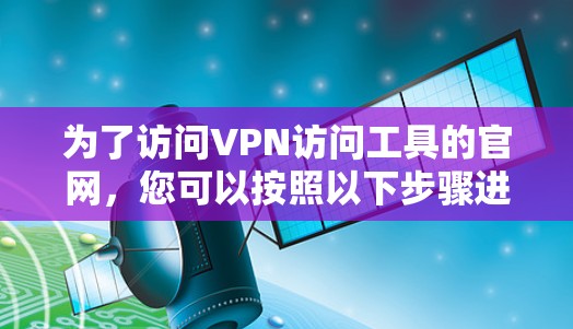 为了访问VPN访问工具的官网，您可以按照以下步骤进行