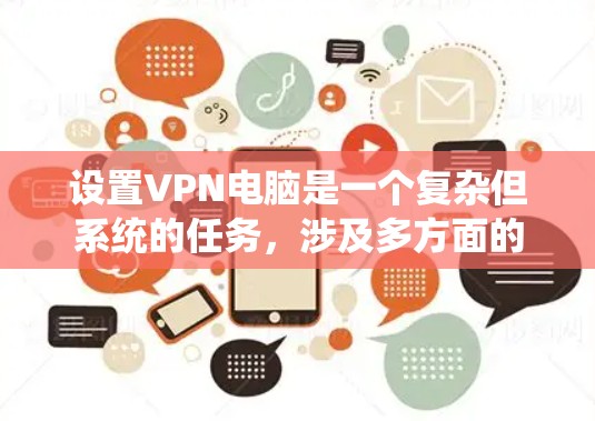 设置VPN电脑是一个复杂但系统的任务，涉及多方面的步骤和注意事项。以下是一个系统化的指南，帮助您顺利完成VPN电脑的设置