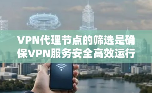 VPN代理节点的筛选是确保VPN服务安全高效运行的关键步骤。以下是一个系统化的指南，帮助您有效筛选VPN代理节点